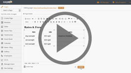 How to insert a table